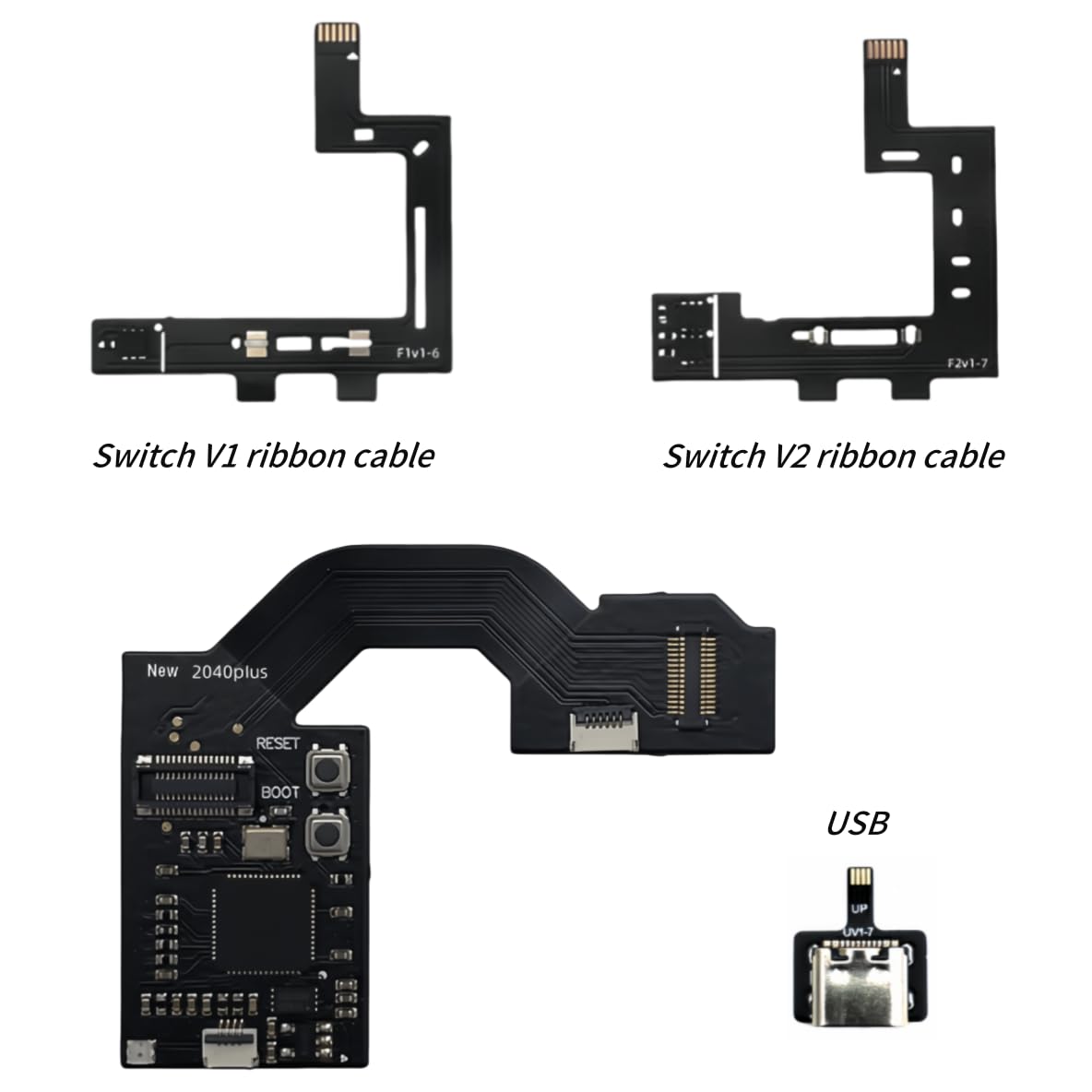 HYYHFIX Console Cable RP2040 CPU Cable Chip for Nintendo Switch